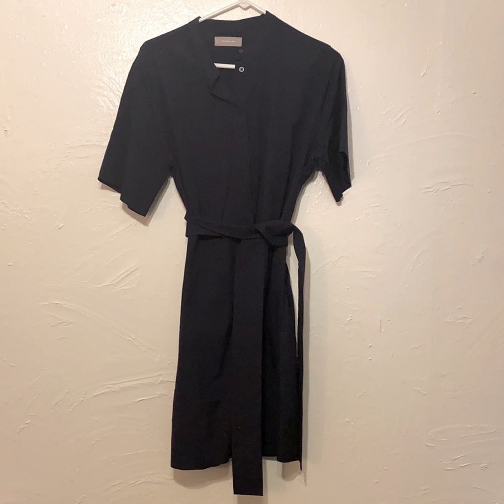 Everlane Navy blue shirt dress